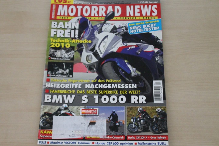 Deckblatt Motorrad News (01/2010)